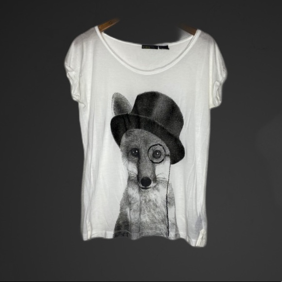 Press Tops - PRESS Beaded Fox T-Shirt